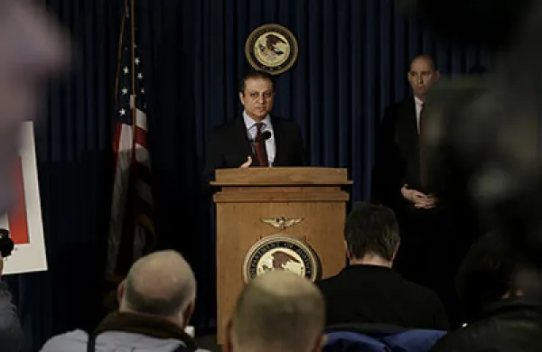 U.S. Attorney Preet Bharara Charges 3 With Bribery Involving New York State Pension Fund