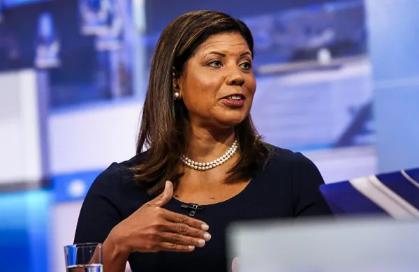 Tina Williams, CEO of FIS Group (Chris Goodney/Bloomberg)