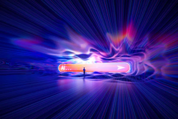 AI tech abstract image mysterious 