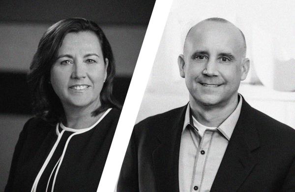 Noreen Beaman, CEO of Brinker Capital and Eric Clarke, CEO of Orion Advisor Services (Courtesy photos)