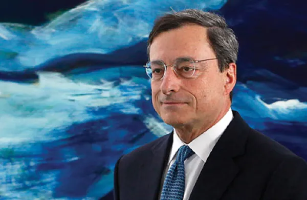 Angela Merkel Meets Italy's Central Bank Governor Mario Draghi