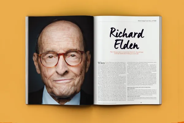 Richard Elden, featured in Institutional Investor's Hedge Fund Hall of Fame. 