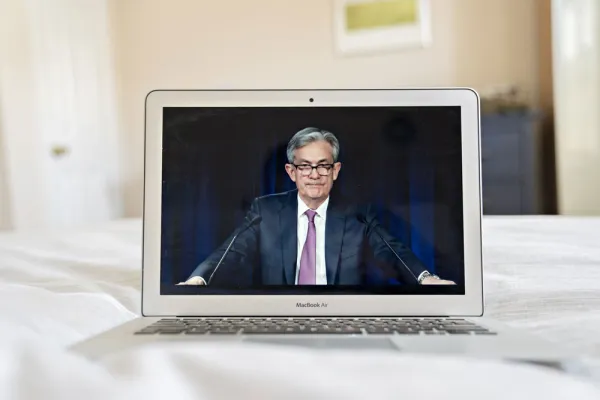 Fed Chairman Jerome Powell. (Andrew Harrer/Bloomberg)