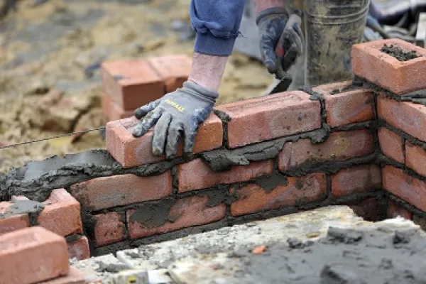 Residential House Building At A Crest Nicholson Construction Site