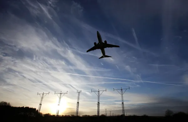 AMP Capital owns a 49 percent stake in London Luton Airport. (Simon Dawson/Bloomberg)