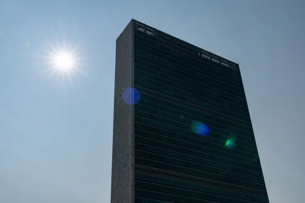 United Nations headquarters in New York City. (Jeenah Moon/Bloomberg)