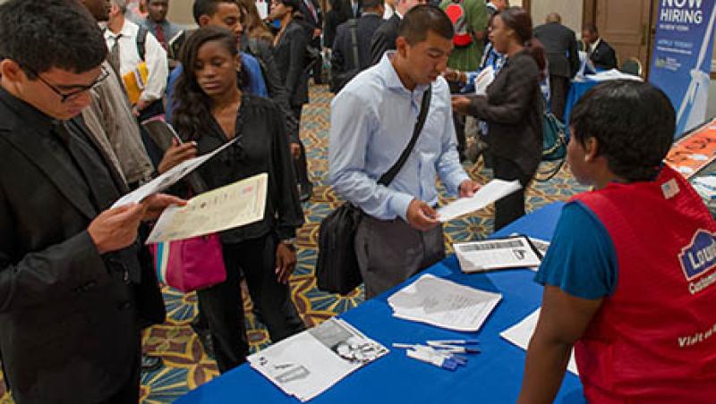 Employment Fair Ahead Of Initial Jobless Claims Figures Employment Fair Ahead Of Initial Jobless Claims Figures