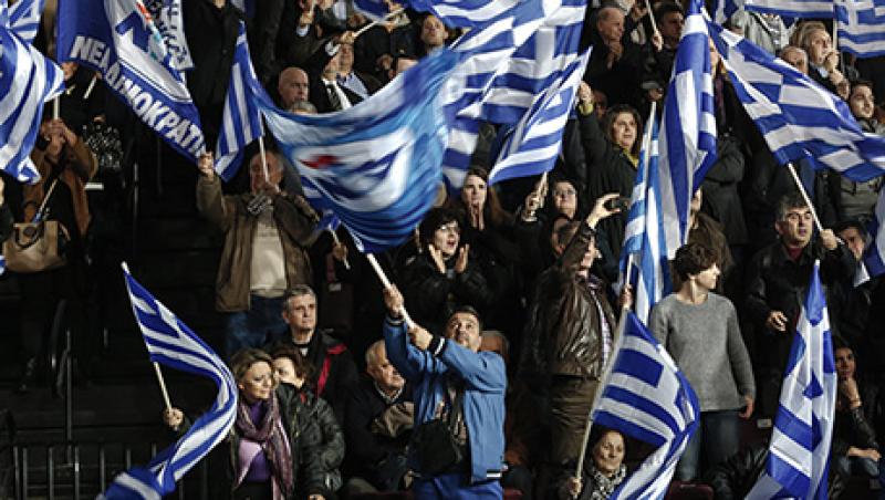 Greek Prime Minister Antonis Samaras Pre Election Rally Greek Prime Minister Antonis Samaras Pre Election Rally