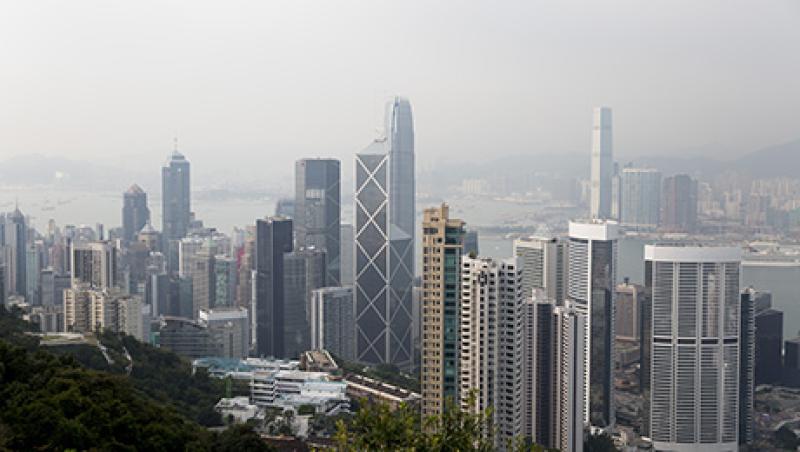 General Views Of Hong Kong Skyline As Protests Continue General Views Of Hong Kong Skyline As Protests Continue