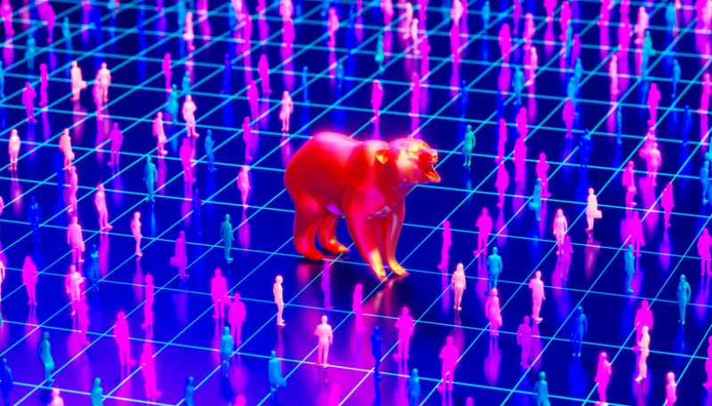one bear at a party missing out 