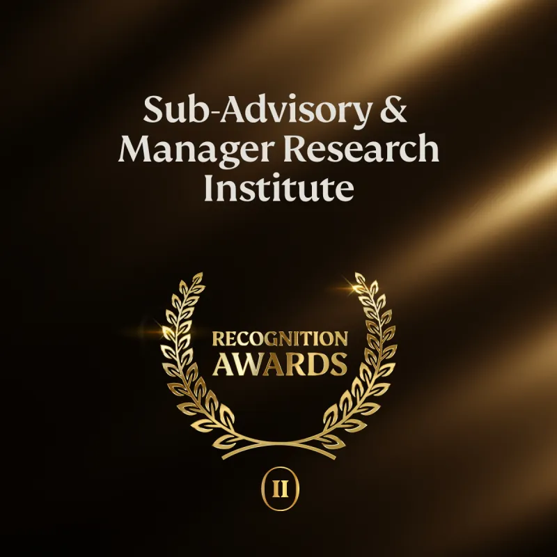 Sub-Advisory & Manager Research Institute Recognition Forum