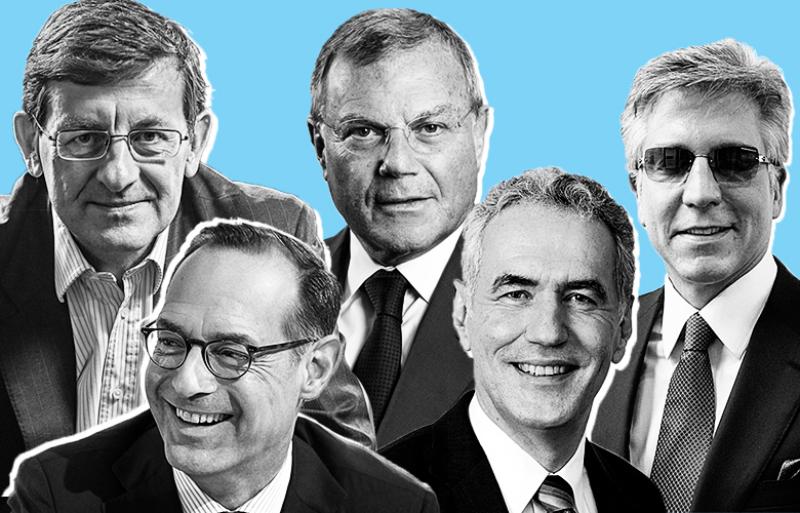 From left: Vittorio Colao, Oliver Bäte, Martin Sorrell, Richard Ridinger, Bill McDermott (McDermott: Martin Leissl/Bloomberg) From left: Vittorio Colao, Oliver Bäte, Martin Sorrell, Richard Ridinger, Bill McDermott (McDermott: Martin Leissl/Bloomberg)