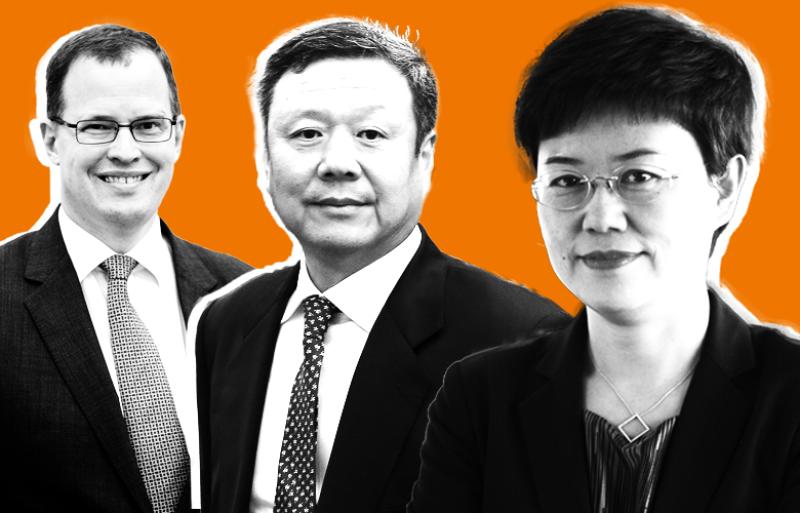 Left to right: Robert Drake, Galaxy Entertainment Group; Wang Xiaochu, China Unicom Hong Kong Ltd.; Ma Jinru, Xinjiang Goldwind Science & Technology Co., Ltd. (Photos: Jerome Favre/Bloomberg, Brent Lewin/Bloomberg, Keith Bedford/Bloomberg) Left to right: Robert Drake, Galaxy Entertainment Group; Wang Xiaochu, China Unicom Hong Kong Ltd.; Ma Jinru, Xinjiang Goldwind Science & Technology Co., Ltd. (Photos: Jerome Favre/Bloomberg, Brent Lewin/Bloomberg, Keith Bedford/Bloomberg)