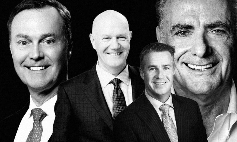 Don Lindsay, CEO of Teck Resources; Michael Emory, CEO of Allied; Keith Creel, CEO of Canadian Pacific Railway and Calin Rovinescu, CEO of Air Canada. (courtesy photos) Don Lindsay, CEO of Teck Resources; Michael Emory, CEO of Allied; Keith Creel, CEO of Canadian Pacific Railway and Calin Rovinescu, CEO of Air Canada. (courtesy photos)