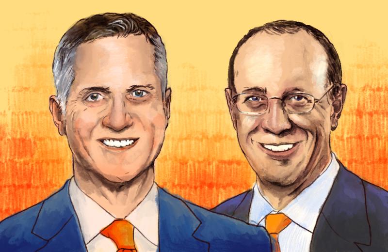 Brian Higgins and O. Francis Biondi Jr. (Illustration by II) Brian Higgins and O. Francis Biondi Jr. (Illustration by II)