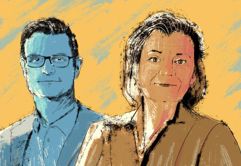 Josh Smiley and Susan Ridlen (Illustration by II) Josh Smiley and Susan Ridlen (Illustration by II)