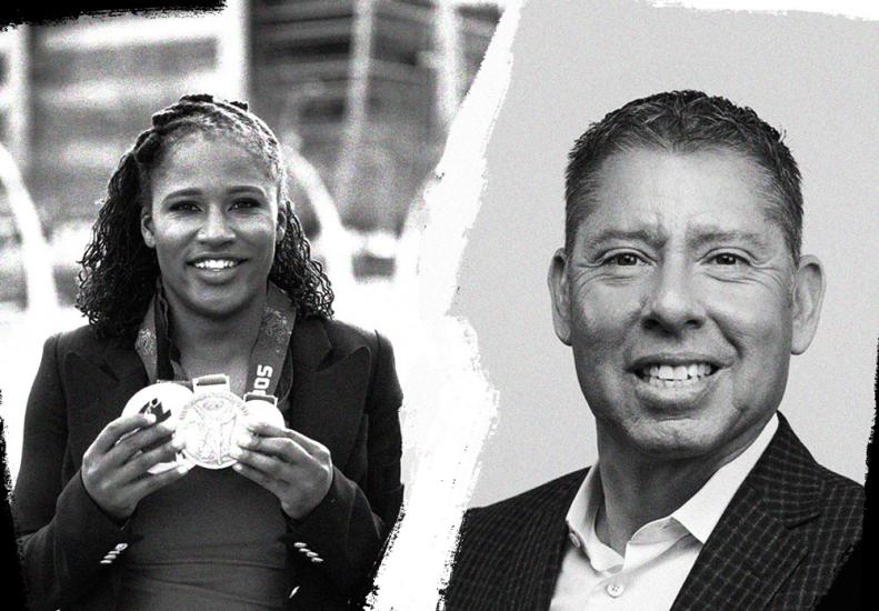 Lauryn Williams and Luis Strohmeier (Courtesy photos) Lauryn Williams and Luis Strohmeier (Courtesy photos)