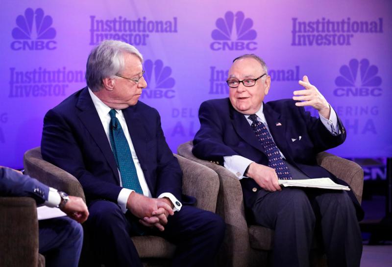 James Chanos and Leon Cooperman (Heidi Gutman/CNBC)