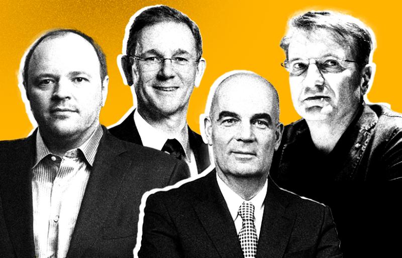 Left to right: Andrey Guryev, Peter Oswald, Carlo Palasciano Villamagna, Herman Gref (Guryev and Gref: Chris Ratcliffe/Bloomberg). Left to right: Andrey Guryev, Peter Oswald, Carlo Palasciano Villamagna, Herman Gref (Guryev and Gref: Chris Ratcliffe/Bloomberg).