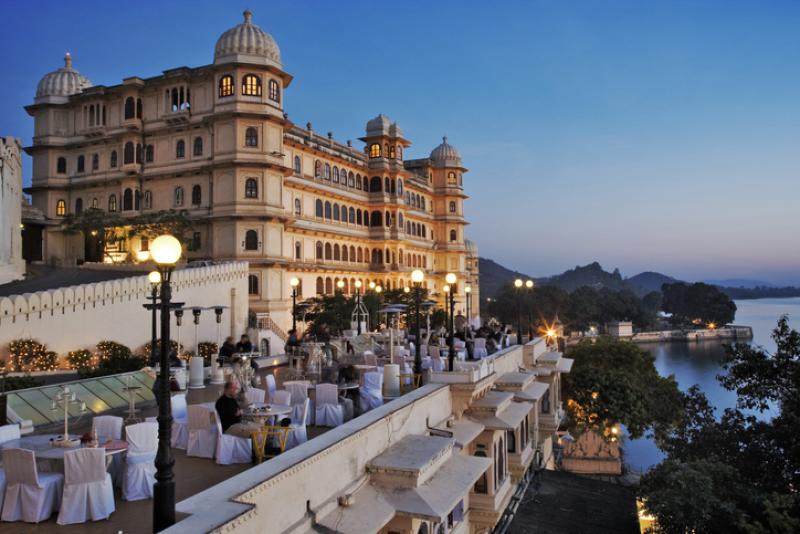 Fateh Prakash Palace, built along the shores of Lake Pichola. This Grand Heritage Hotel was named after Maharana Fateh Singh, a great leader of the Merwar dynasty. Udaipur, India. Fateh Prakash Palace, built along the shores of Lake Pichola. This Grand Heritage Hotel was named after Maharana Fateh Singh, a great leader of the Merwar dynasty. Udaipur, India.