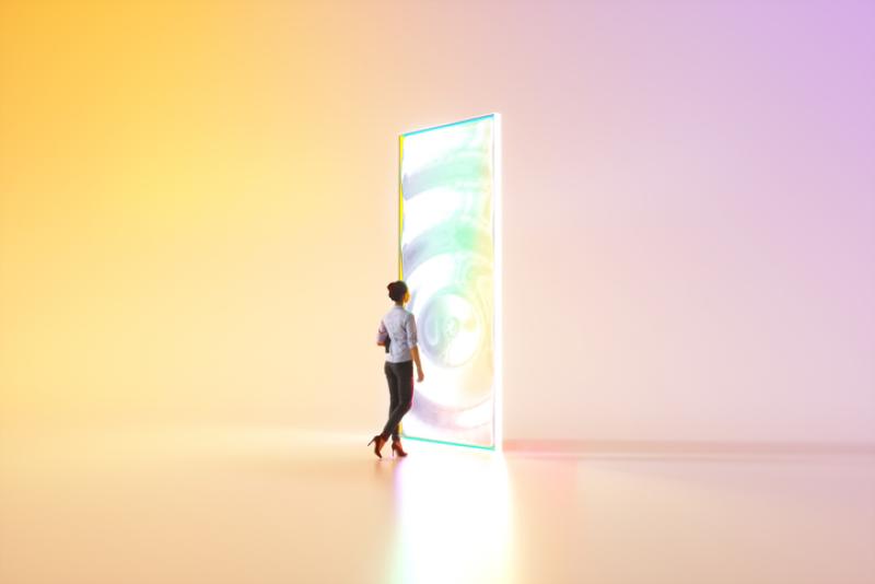 Metaverse portal.