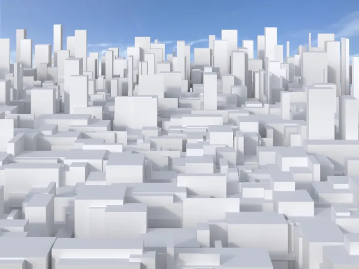 3D-Rendering, mega city, living space 3D-Rendering, mega city, living space