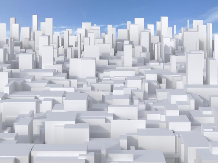 3D-Rendering, mega city, living space 3D-Rendering, mega city, living space