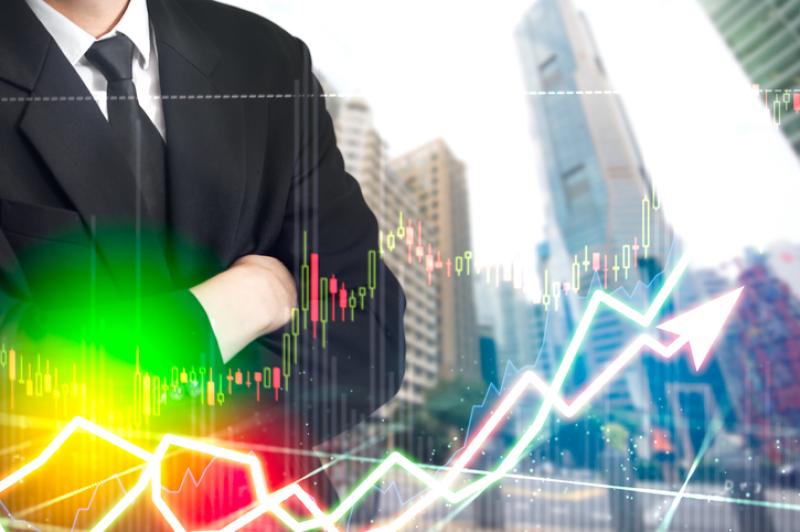 Stock market digital graph chart on LED display concept. A large display of daily stock market price and quotation. Indicator financial forex trade education background. Stock market digital graph chart on LED display concept. A large display of daily stock market price and quotation. Indicator financial forex trade education background.