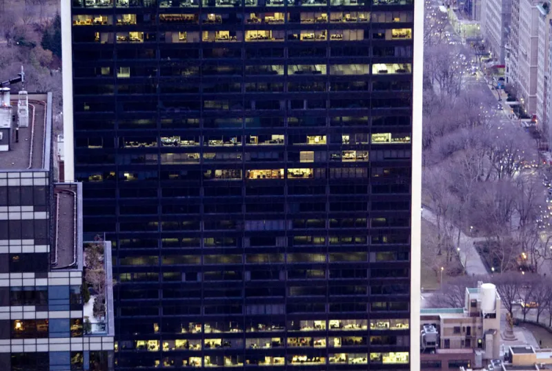 Sculptor headquarters at 9 West 57th Street. (Andrew Harrer/Bloomberg)