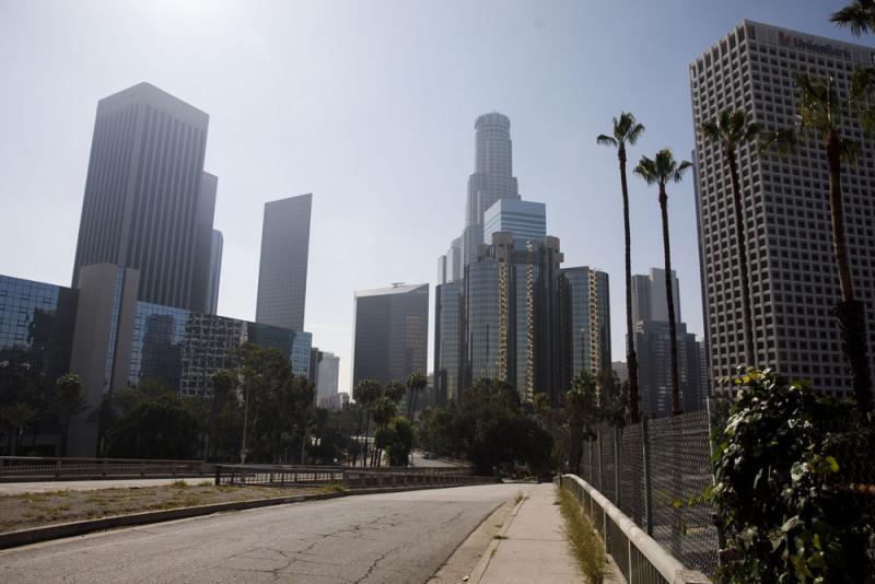 Downtown Los Angeles, California. (Patrick T. Fallon/Bloomberg)